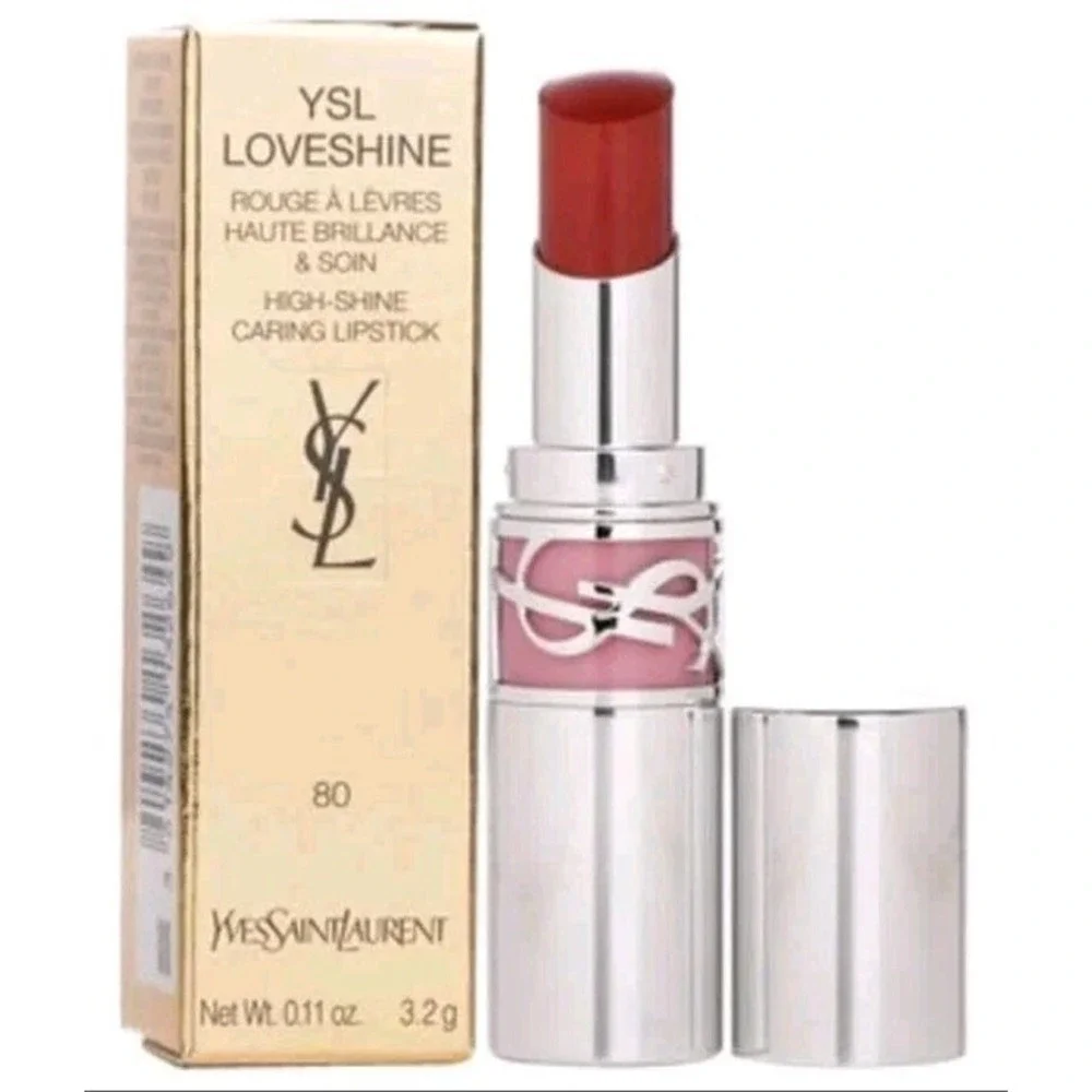 Yves Saint Laurent Loveshine‎ Lipstick 0.11 oz # 80 Glowing Lava Makeup